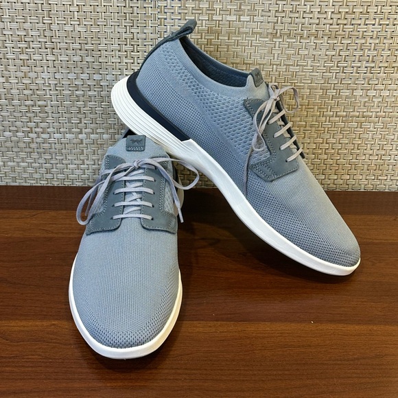 🌟HP🌟Wolf & Shepherd Storm Gray Blue SwiftKnitHybrid Derby Dress Shoe 11